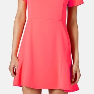 Top Shop Neon Pink Dress (NWT)